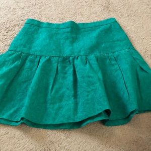 Jcrew green skirt